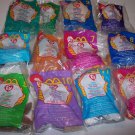 McDonalds Happy Meal 1999 Ty Teenie Beanie Babies 12 Complete Set Sealed Plush McDonalds Happy Meal 1999 Ty Teenie Beanie Babies 12 Complete Set Sealed Plush