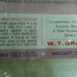 Vtg NOS GRANT CREST MELODY Floral BEDSPREAD 72X90 Thermal Satin Trim Blanket