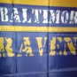 NFL Baltimore Ravens Busted Logo Flag Banner 3X5 FT