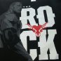 Dwayne Johnson The Rock WWE Black Illustrated Logo 4XL T-Shirt NWOT