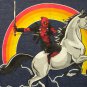 Marvel Comics Deadpool Riding Unicorn with Rainbow Background L Graphic T-Shirt