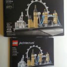 LEGO ARCHITECTURE LONDON 21034 INSTRUCTION MANUAL AND EMPTY BOX ONLY