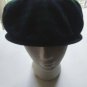 Vintage Pendleton Green Blue Plaid 100% Virgin Wool Driving Cap Newsboy Adult S