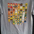 Roblox Graphic Grey Character Faces XL t-shirt NEW Roblox Graphic Grey Character Faces XL t-shirt NEW