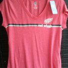 Detroit Red Wings T-Shirt Size Small 4/6 Heathered Red NHL New