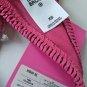 Tabitha Brown Juniors Two-Tone Pucker Bandeau Bikini Top Pink Size XS (0-2) Nwt