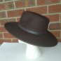Universal Thread Women's Brown Wide Brim Wool Felt Fedora Hat NWT