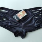 Mapale 3030 Wet Look Black Slashed Panty Size M/L New Mapale 3030 Wet Look Black Slashed Panty Size M/L New
