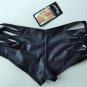 Mapale 3030 Wet Look Black Slashed Panty Size M/L New