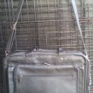 Rare Russell Athletics Embossed Black Leather Messenger Laptop Bag