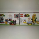 Super Mario LEGO Lot Whomps Lava Trouble 71364 & Desert Pokey 71363 Retired Sets