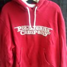 Vintage Ralph Lauren Polo Jeans Company Workwear L Thermal Lined Red Hoodie y2k