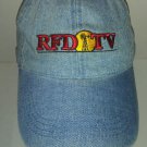 RFD TV Rural Farm Delivery Farmer Blue Jean Denim Adjustable Logo Hat Cap