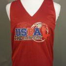 Basketball Jersey USBA The Academy Reversible Red / Blue #20 Jersey Size L