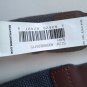 Polo Ralph Lauren Blue Canvas & Leather Size 24 Belt New with Tag