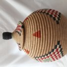 Woven lid basket
