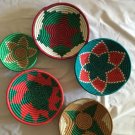 Woven baskets decor