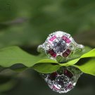 Beautiful handmade 1 Carat HI Color VVS1 925 Sterling silver egagement ring