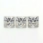 1.40ct 6.0mm VVS White Princess Brilliant Cut Moissanite Diamond For Ring