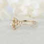 1.20Ct Solitaire Round Moissanite Wedding Ring in Solid 14K Yellow Gold
