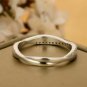 0.80 CT Round Cut Infinity Diamond Full Eternity Wedding Band 14K Gold Over