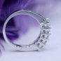 3ct Princess Simulated Diamond Engagement Ring in 14k Gold Over Sterling Silver