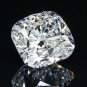 White Cushion Cut Loose Moissanite Diamond VVS Clarity for Ring and Collection