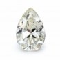 Pear Brilliant Cut  Loose Off White Moissanite For Making Ring and jewelry