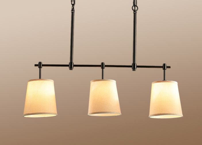 Kitchen Lighting Fabric Lampshade Traditional Lanterns Dinning Room Light