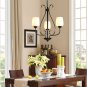 Iron Chandelier Country Light Living Room Lanterns Bedroom Lamp
