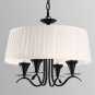 Pendant Chandelier Dinning Room Light Bedroom Lamp With Fabric Lampshade