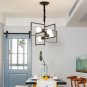 Modern Chandelier Living Room Lamp Creative Lamp Bedroom Lamp Black