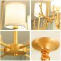 Copper Light Pendant Lamp Living Room Hanging Lighting Home Light Fixture