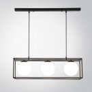 Dinning Room Chandelier Creative Dining Room Lamp Ball Light Black
