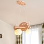 Wood Dining Room Lamp Creative Children Room Lanterns Design Aircraft Light