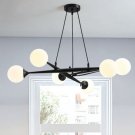 Iron Chandelier Bulb Lamp Bedroom Lighting Living Room Light