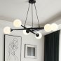 Iron Chandelier Bulb Lamp Bedroom Lighting Living Room Light