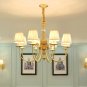 Home Lamp Copper Pendant Chandelier Living Room Lanterns Bedroom Light