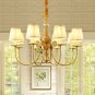Home Lamp Copper Pendant Chandelier Living Room Lanterns Bedroom Light