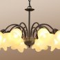 Home Lamp Iron Pendant Chandelier Living Room Lanterns Bedroom Lighting