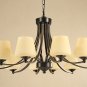 Home Lamp Iron Pendant Chandelier Living Room Lanterns Bedroom Light
