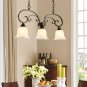 Iron Chandelier Country Style Dining Room Lamp Pendant Lighting