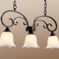 Iron Chandelier Country Style Dining Room Lamp Pendant Lighting