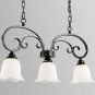 Iron Chandelier Country Style Dining Room Lamp Pendant Lighting