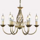 Modern Lighting Livning Room Lamp Iron Chandelier Candle Lighting Gold