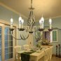 Modern Lighting Livning Room Lamp Iron Chandelier Candle Lighting Gold