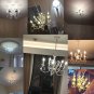 European Drop Light Children Room Lamp Iron Chandelier Candle Lighting White
