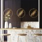 Iron Chandelier Art Bar Cafe Lighting Dining Room Lamp Ring Light