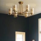 Modern Living Room Light Bedroom Lamp Ceiling Hanging Light Gold