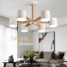 Nordic Style Chandelier Wooden Dining Room Lamp Modern bedroom Lighting
